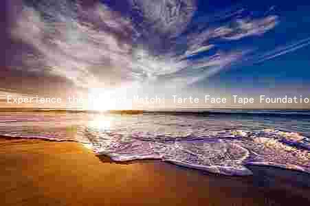 Experience the Perfect Match: Tarte Face Tape Foundation Makeup 29n Light Medium Neutral